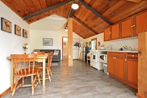 Cottage, 1 Queen Bed with Sofa bed | Living area | Flat-screen TV - Gordon's Beach Farm Stay (Juan de Fuca Electoral Area)