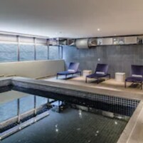 Indoor pool, a heated pool