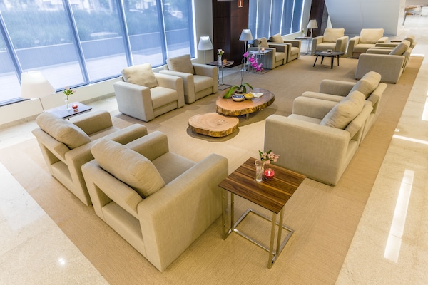 Sala de estar en el lobby