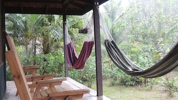 Blick von der Unterkunft