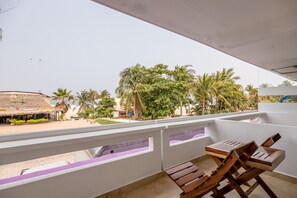 Deluxe Room, 2 Double Beds, Partial Sea View | View from room