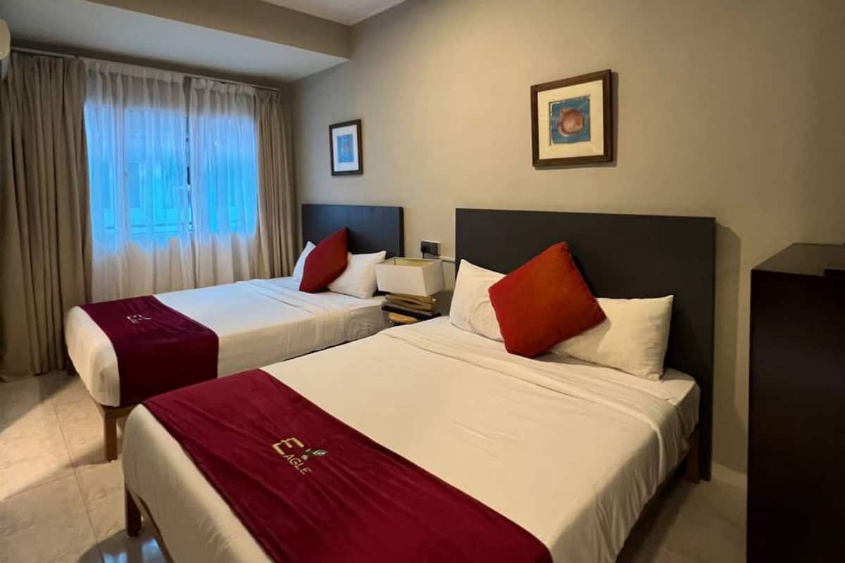 Departamento Deluxe, 2 habitaciones, vista al mar | Escritorio y wifi gratis