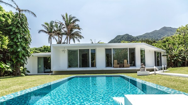 Villa, 2 chambres, non-fumeur, piscine privée | Literie de qualité, couette en duvet, lit avec matelas à plateau-coussin