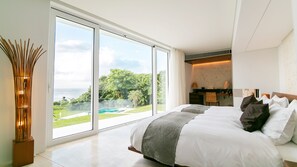 Villa Panoramique, 1 chambre, non-fumeurs, piscine privée | Vue de la chambre