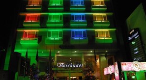 Front of property – evening/night