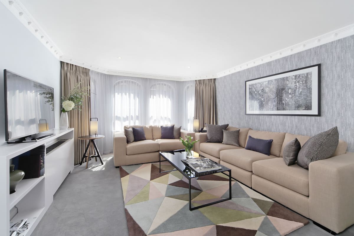 Executive Apartment, 2 Bedrooms | 1 bedroom, premium bedding, in-room safe, desk