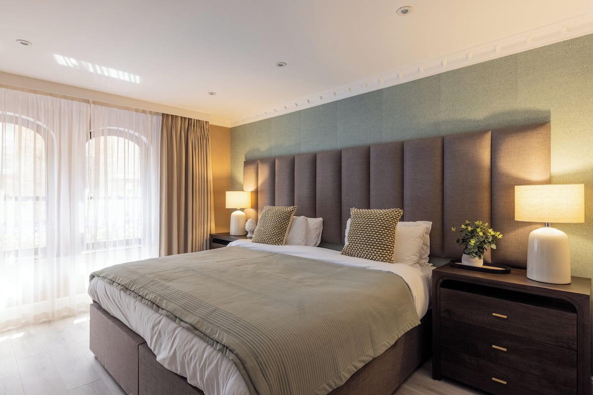 Signature Apartment, 1 Bedroom | Premium bedding, in-room safe, desk, iron/ironing board
