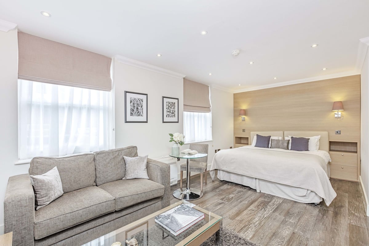 Superior Studio Apartment | Una cassaforte in camera, ferro/asse da stiro