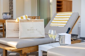 Suite, 1 Bedroom, Sea View | Terrace/patio - Hotel Mamela (Capri)