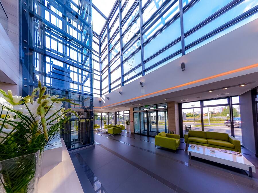 Lobby sitting area