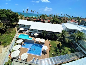 Uitzicht vanuit accommodatie