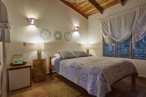 Standard Triple Room, 2 Bedrooms, Ensuite, Ground Floor | In-room safe, desk, bed sheets - Living Hotel (Nosara)