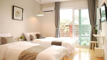 Ropa de cama de alta calidad, wifi gratis y ropa de cama