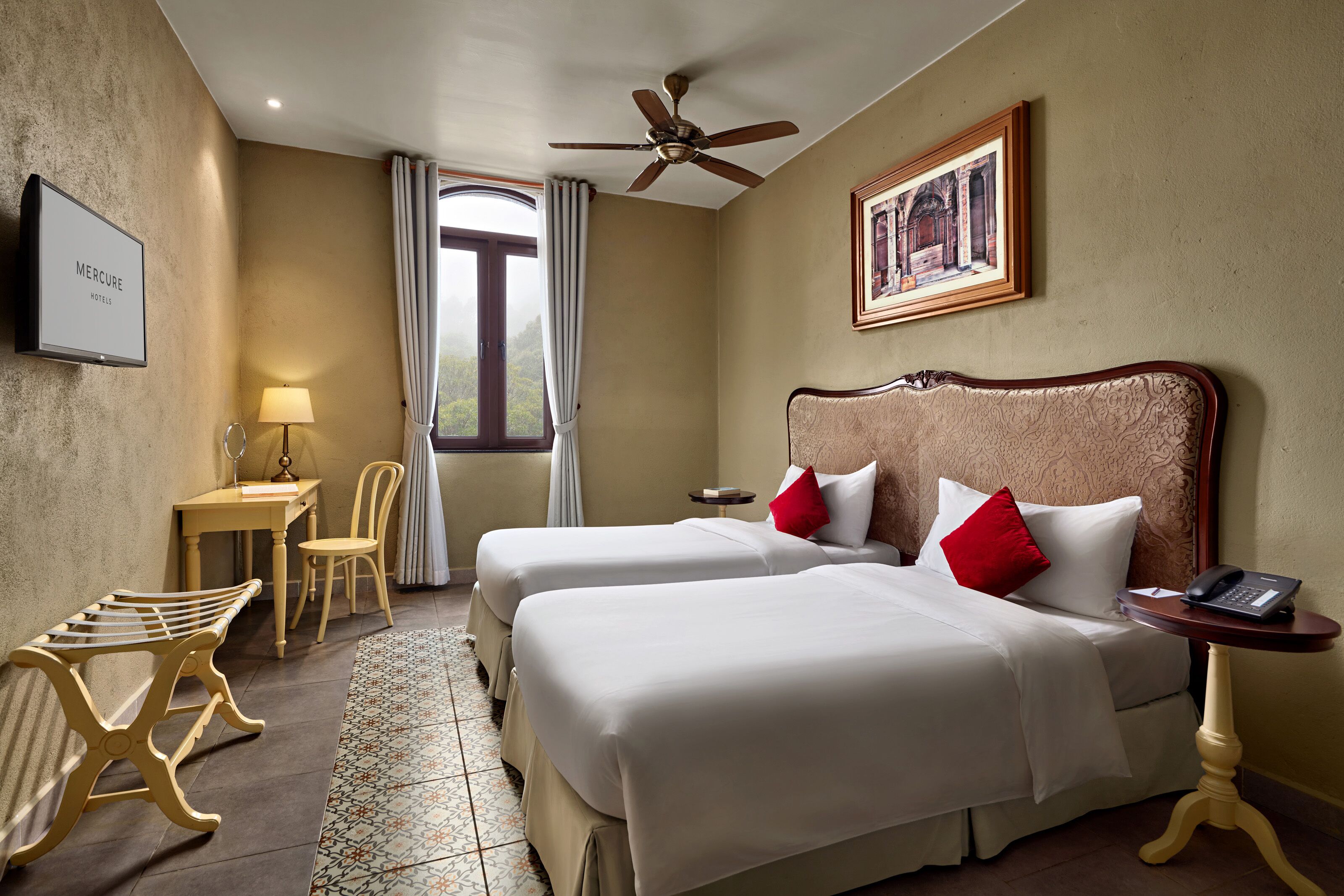 superior twin room, 2 single beds | view from room