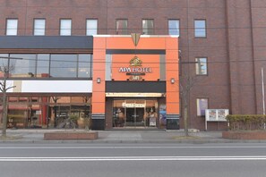 Voorkant van accommodatie