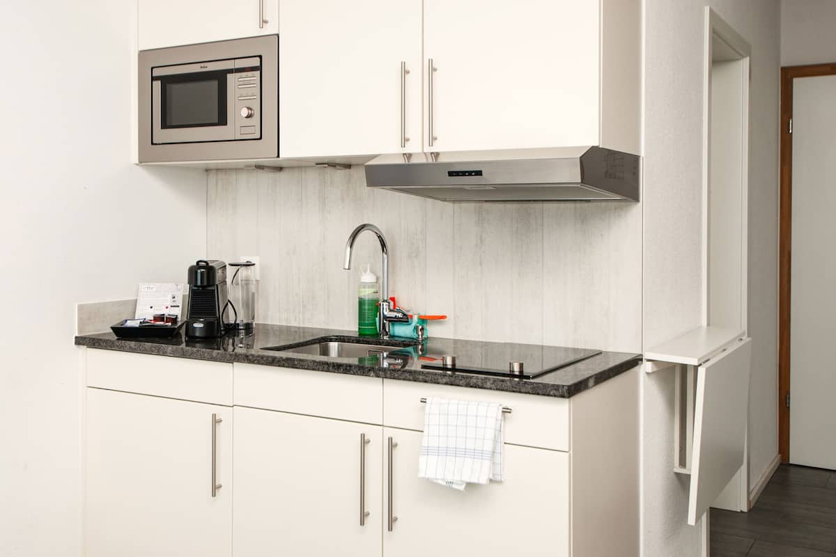 apartment, kitchenette | private kitchen | eco-friendly cleaning products