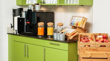 Morgenmadsbuffet hver dag mod et gebyr