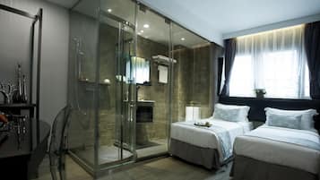 Minibar, in-room safe, desk, blackout curtains