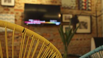 Sitteområde i lobbyen