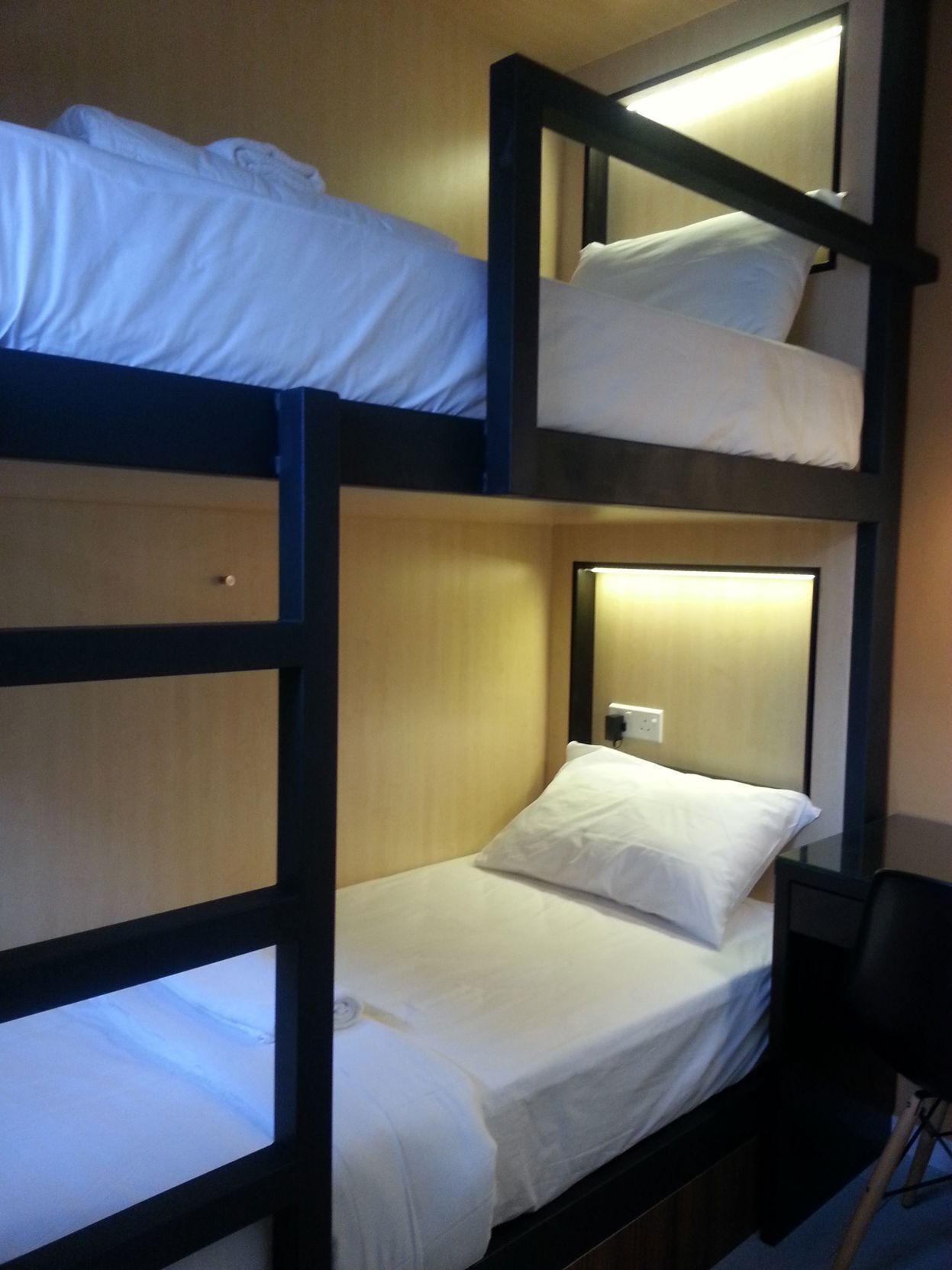 Free WiFi, bed sheets