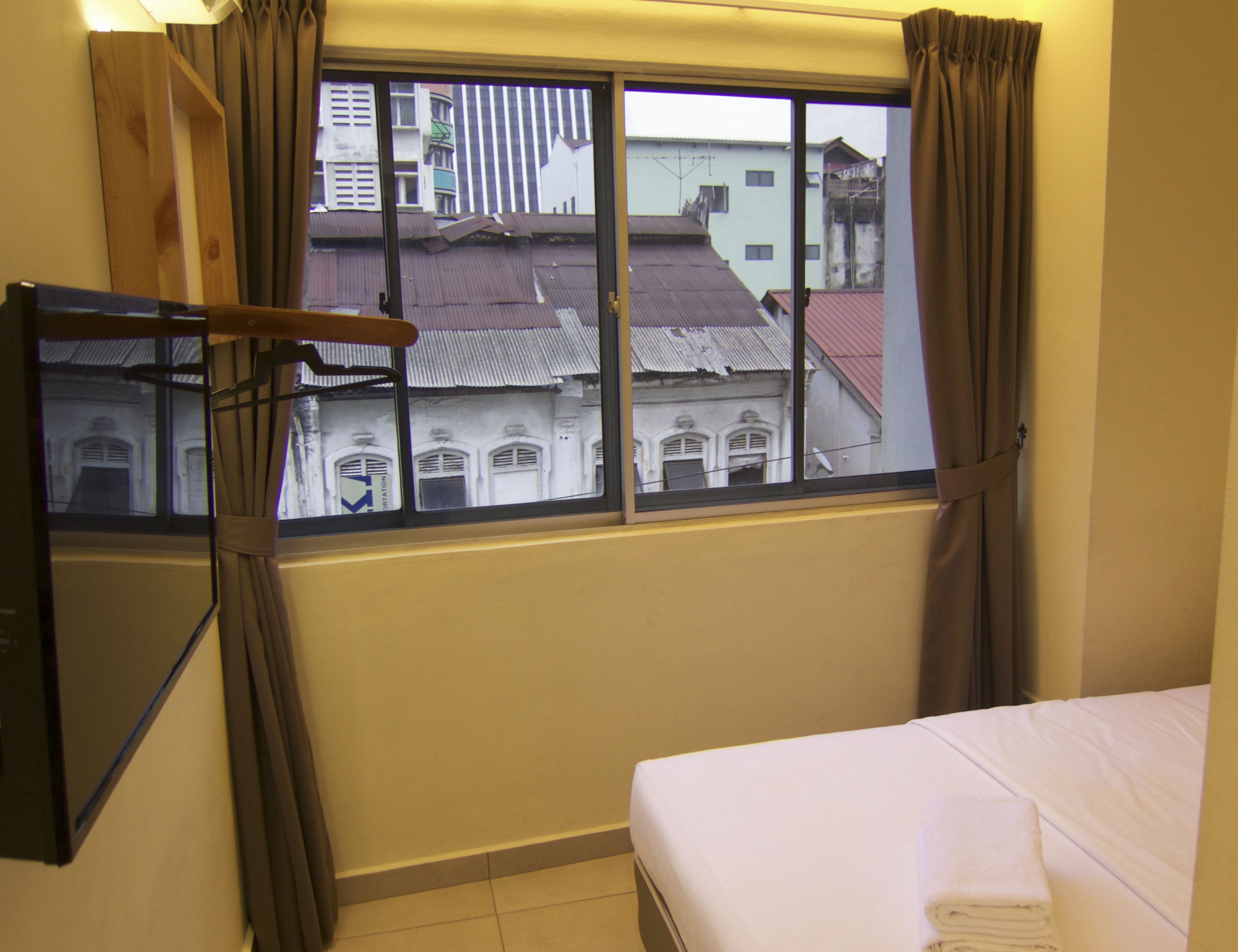 mini double room with windows | view from room