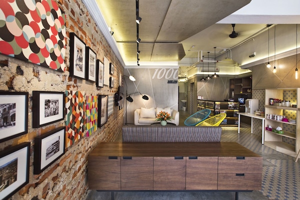 Zona de estar del vestíbulo