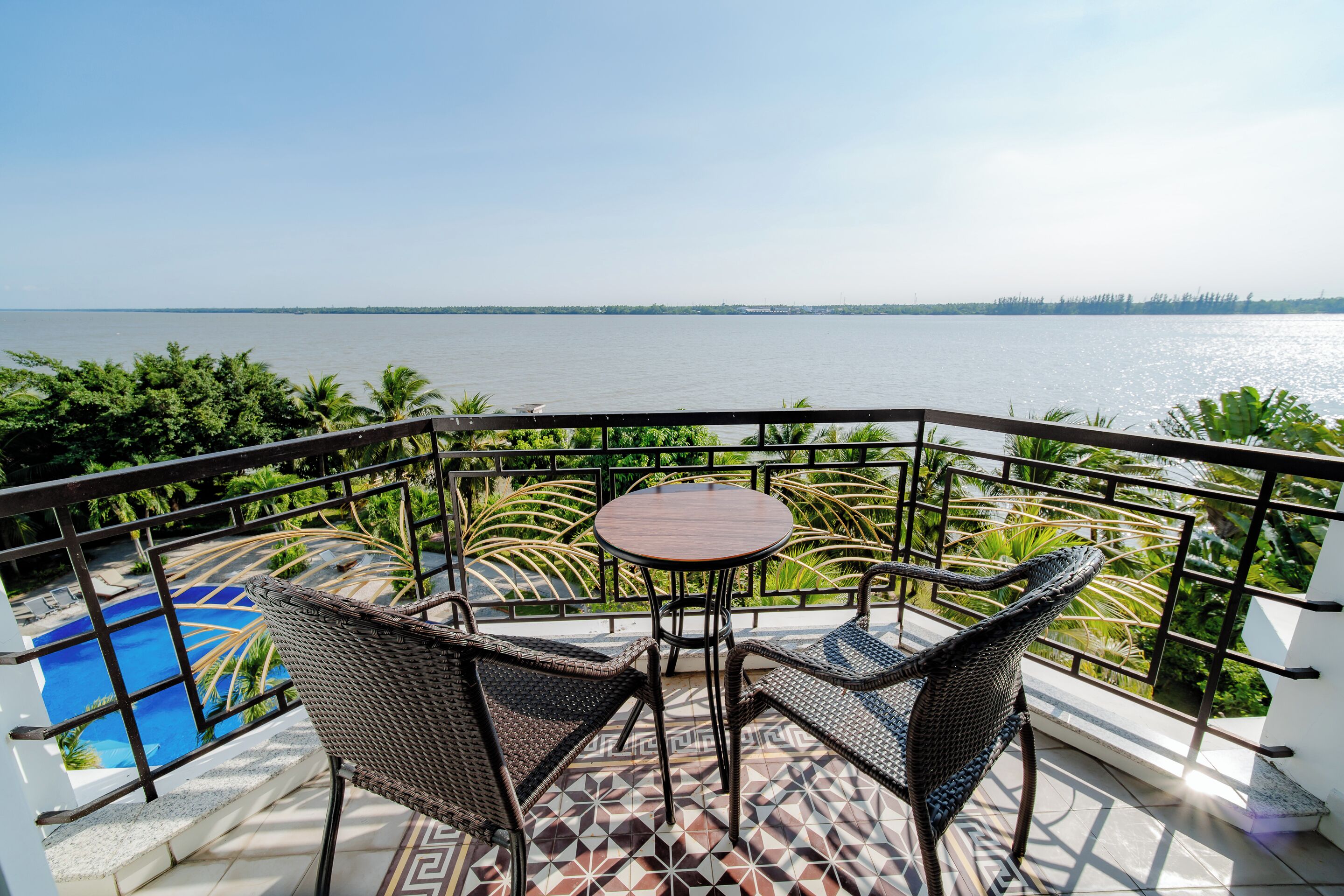 Habitación Deluxe doble, vistas al río | Vistas del balcón