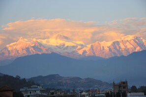 Vue sur les montagnes