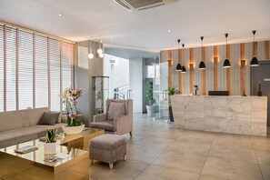 Reception - Elia Agia Marina Hotel (Chania)