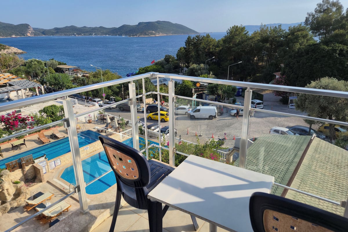 Quarto casal luxo, vista para o mar | Vista do quarto