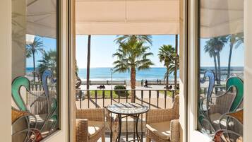 Appartement Luxe, 2 chambres, patio, vue mer (Paseo de la Ribera 44) | Balcon