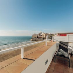 Attico, 1 camera da letto, terrazzo, vista mare (Port alegre, 57) | Terrazza/patio