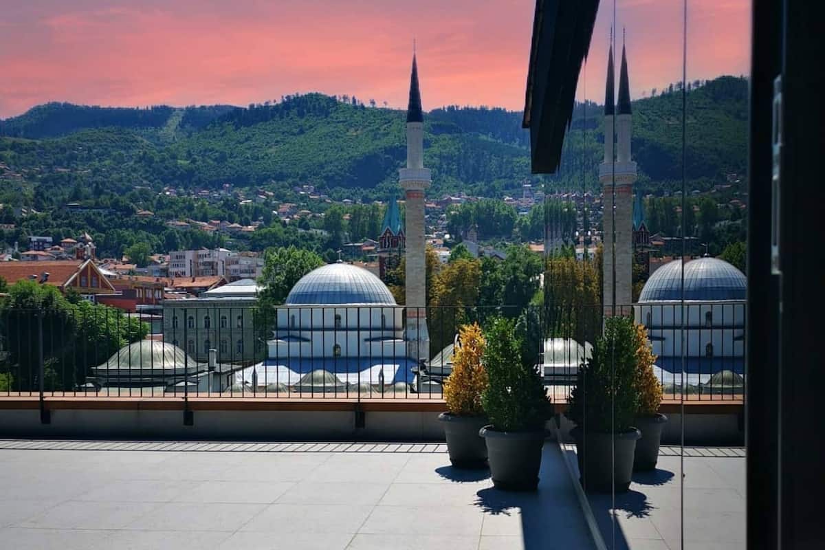 deluxe double room, 1 double bed, balcony, city view | terrace/patio