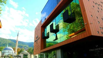 Façade de l’hébergement