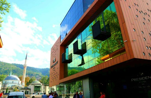 Façade de l’hébergement 