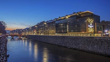 Front of property – evening/night