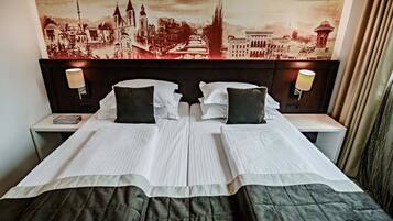 Minibar, in-room safe, desk, laptop workspace