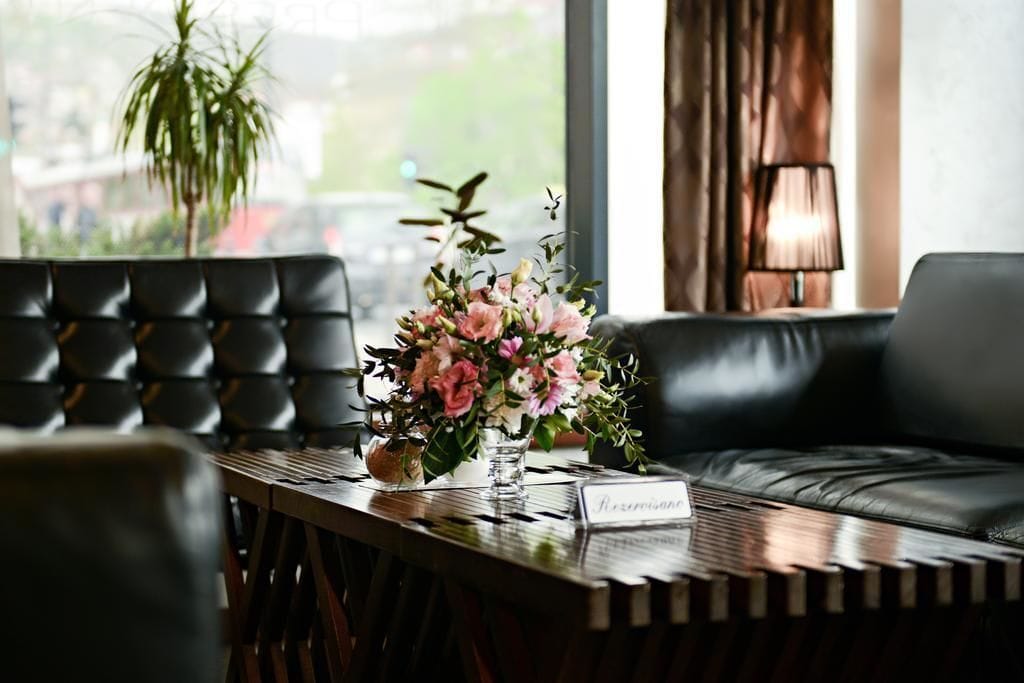 Sitteområde i lobbyen