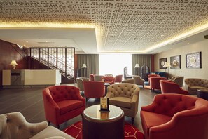 Sitteområde i lobbyen