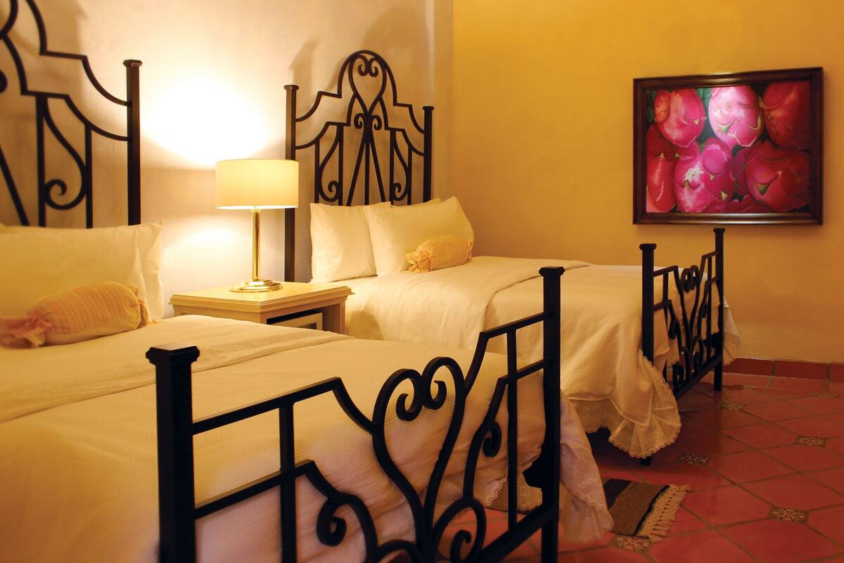 standard room, 2 double beds | premium bedding, down duvets, pillow-top beds, in-room safe