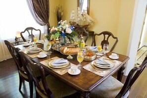 Free daily full breakfast