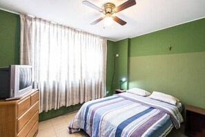 Double Room, Shared Bathroom | Minibar, in-room safe, desk, iron/ironing board