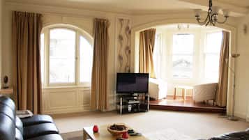 Standard Apartment, 2 Bedrooms (2 doubles + 2 singles + sofa bed) | Living area | LCD TV, DVD player