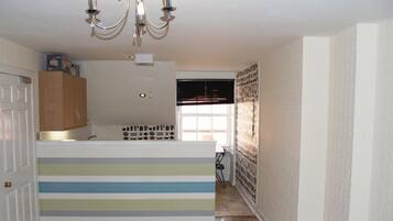 Standard Apartment, 1 Bedroom (2 singles + sofa bed) | Private kitchen | Fridge, microwave, oven, toaster