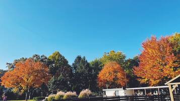 Vista frontal de la propiedad