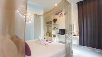 Habitación doble Grand | Decoración personalizada, camas extra y wifi gratis