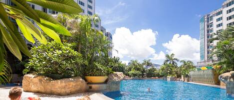 Seasonal outdoor pool