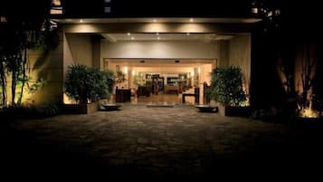 Front of property – evening/night