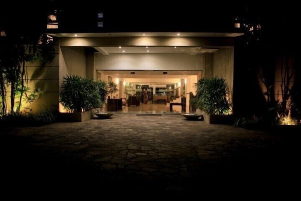 Front of property - evening/night