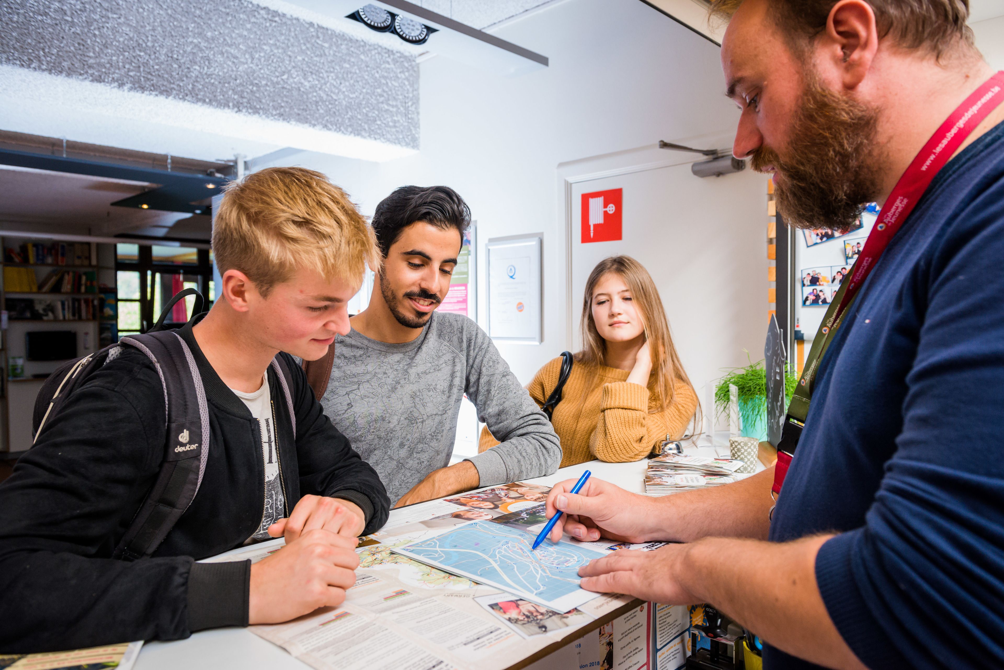 Inn-/utsjekkingsautomat
